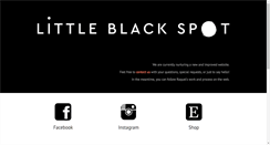 Desktop Screenshot of littleblackspot.com